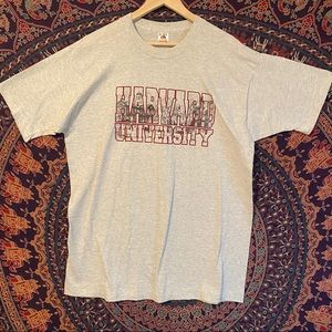 Harvard University Campus Branded Tee Vintage